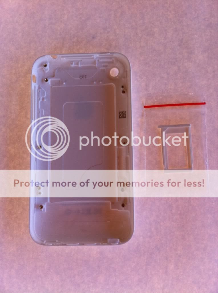 NEW WHITE IPHONE 3G 8GB BACK